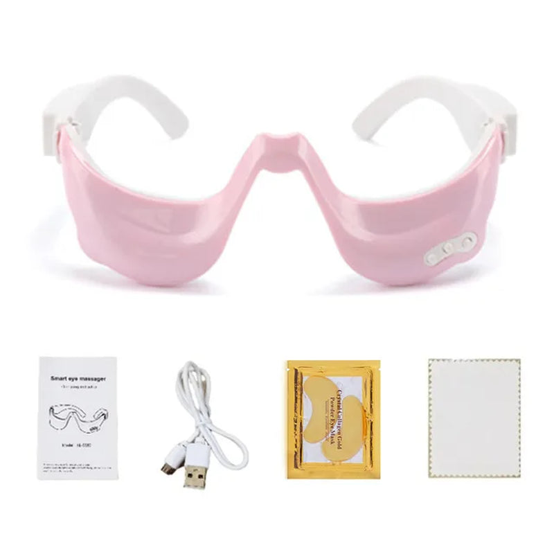 EMS Micro Current Pulse 3D Smart Vibration Hot Compress Eye Massager