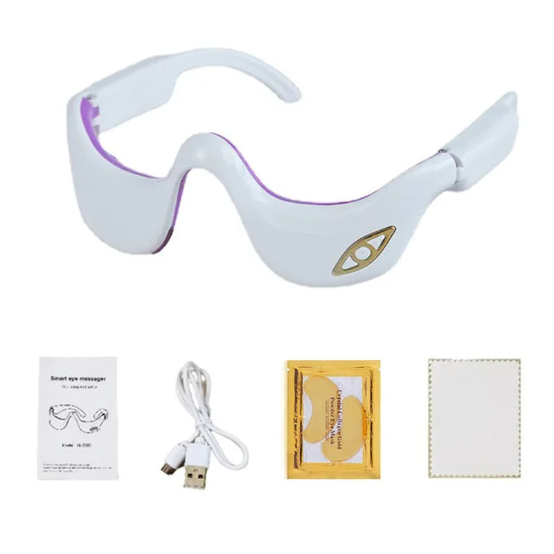 EMS Micro Current Pulse 3D Smart Vibration Hot Compress Eye Massager