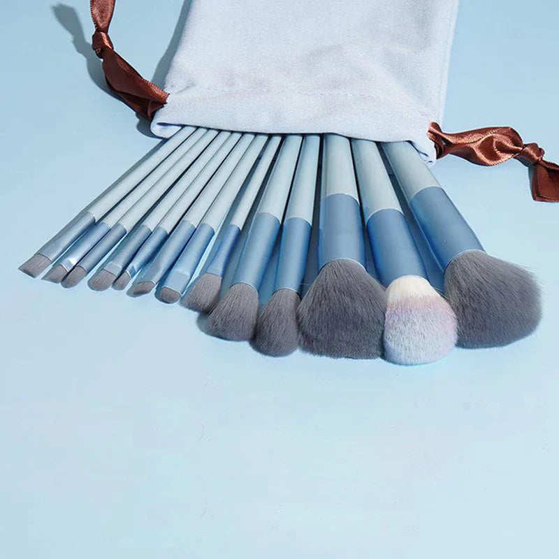 13Pcs Soft Fluffy Makeup Brushes Set for Cosmetics Foundation Blush Powder