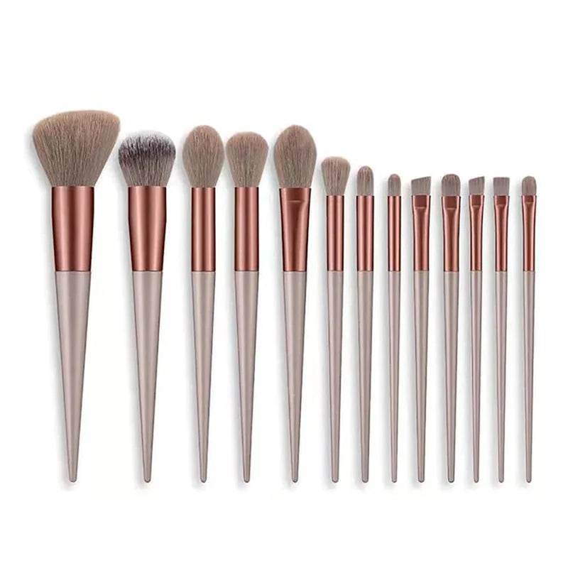 13Pcs Soft Fluffy Makeup Brushes Set for Cosmetics Foundation Blush Powder
