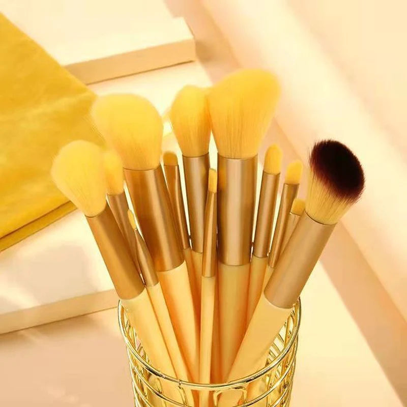 13Pcs Soft Fluffy Makeup Brushes Set for Cosmetics Foundation Blush Powder