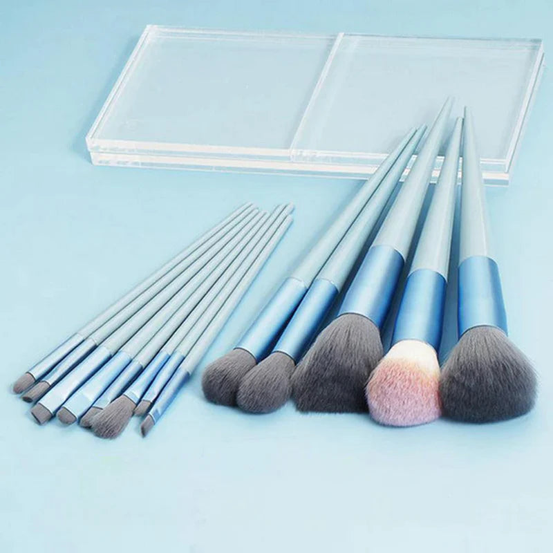 13Pcs Soft Fluffy Makeup Brushes Set for Cosmetics Foundation Blush Powder