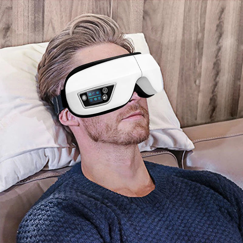 Eye Massager with Heat Smart Airbag Vibration Bluetooth Music Eye Massage