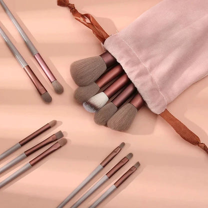13Pcs Soft Fluffy Makeup Brushes Set for Cosmetics Foundation Blush Powder