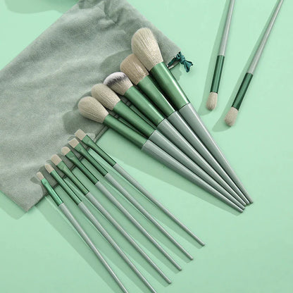 13Pcs Soft Fluffy Makeup Brushes Set for Cosmetics Foundation Blush Powder