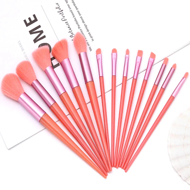 13Pcs Soft Fluffy Makeup Brushes Set for Cosmetics Foundation Blush Powder