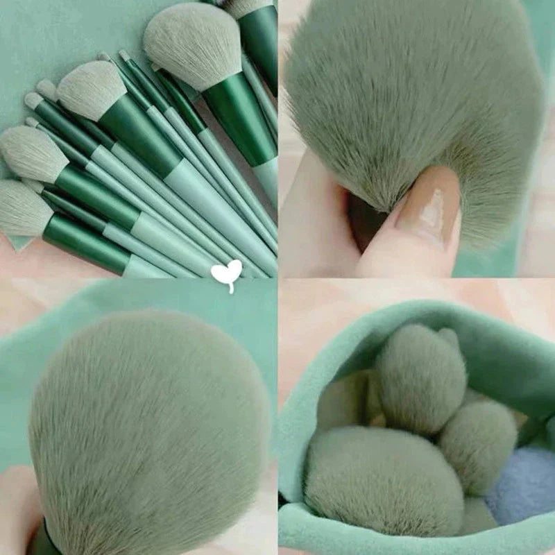 13Pcs Soft Fluffy Makeup Brushes Set for Cosmetics Foundation Blush Powder